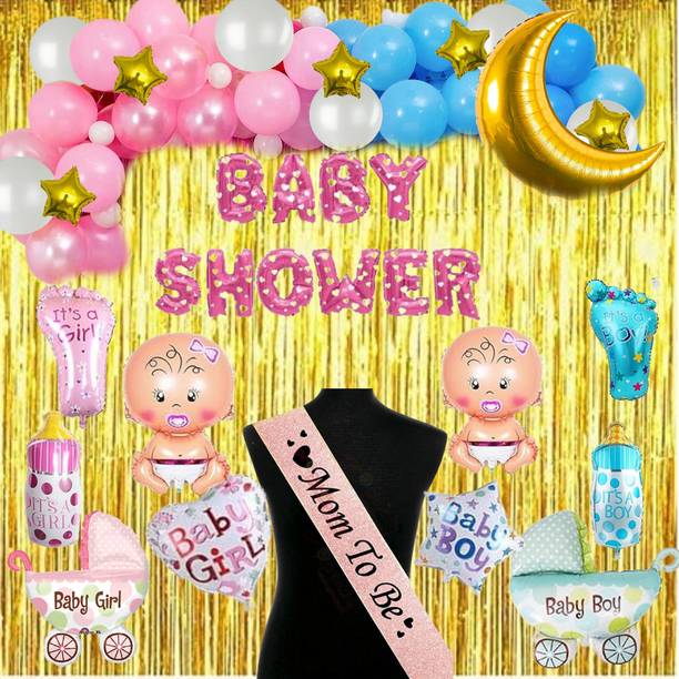 lala balloon Baby Shower Decoration Items - 73Pcs Baby Shower Decorations