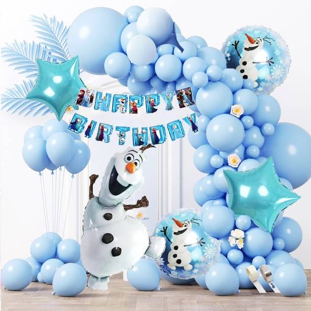 PopTheParty Olaf Theme Decoration Set – Magical Winter Party Décor