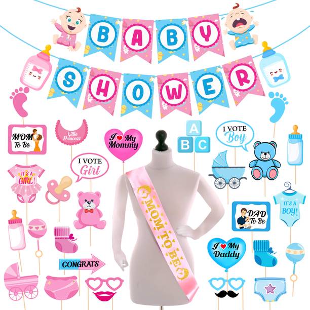 ZYOZI Baby Shower Decorations,Baby Shower Party Supplies For Baby Shower Theme Party