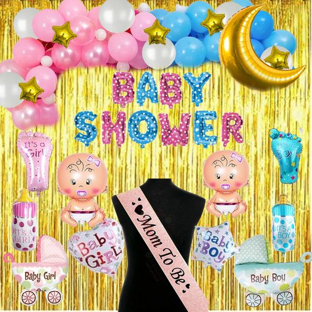 lala balloon Baby Shower Decoration Items - 73Pcs Baby Shower Decorations