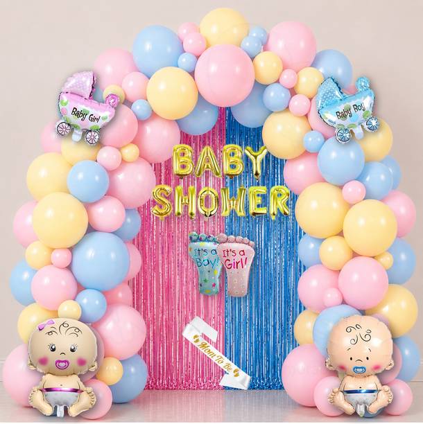 ANILOONS Baby Boy Girl Baby Shower Party Decoration Balloon Garland Kit