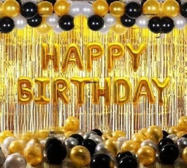 पार्टी मिडलिंकर्ज़ Printed Decoration kit Combo - for Birthday Decor