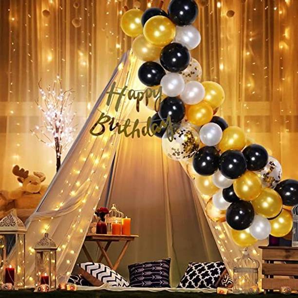 PARTY MIDLINKERZ Printed Happy Birthday Decoration kit Combo - 26 Pcs for Birthday Decor