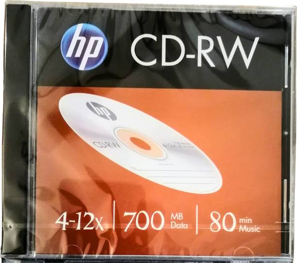 HP CD Rewritable 700MB CD-RW Jewel Case 10 Pack 700 MB