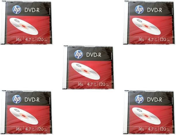 HP DVD Recordable Slim Jewel Case 4.7 GB