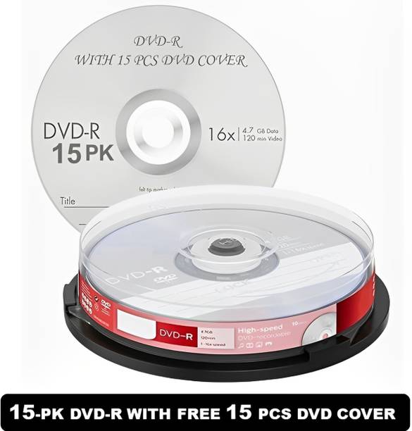 SAIKRITI ART DVD Recordable PACK 0F 15 DISK 4.7 GB