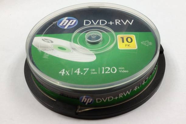HP DVD Rewritable DRWA00071 Premium Rewritable Blank Digital Versatile Disc Cake Box 4X Speed 4.7 GB