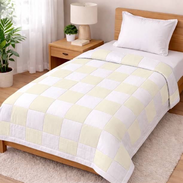 Bhoomi Impex Checkered Double Dohar for  All Season