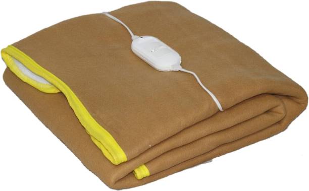 Comfort Ideas Solid Single Electric Blanket for  Heavy Winter