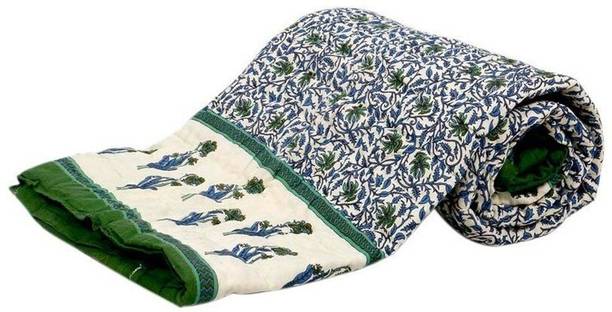 shree karni export Floral Single Quilt for  Mild Winter