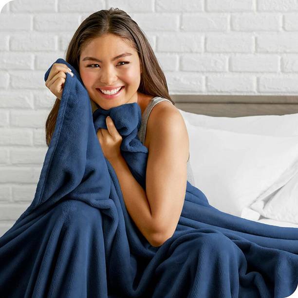 CARLTON LONDON Solid Double AC Blanket for  AC Room
