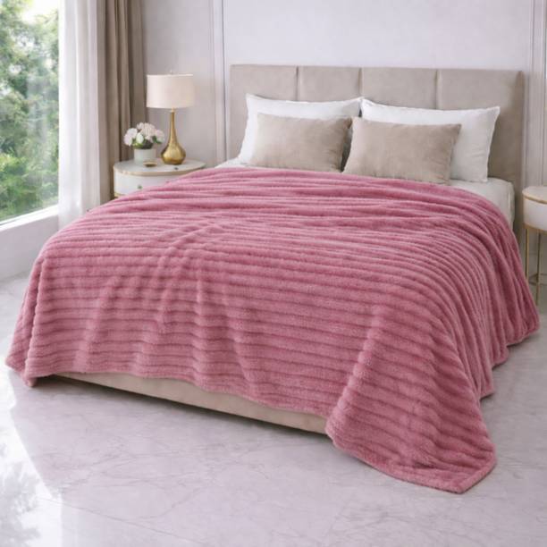 Rangrika.in Solid Double AC Blanket for  AC Room
