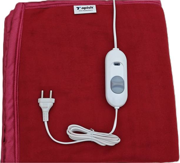Tapish Solid Single Electric Blanket for  Mild Winter
