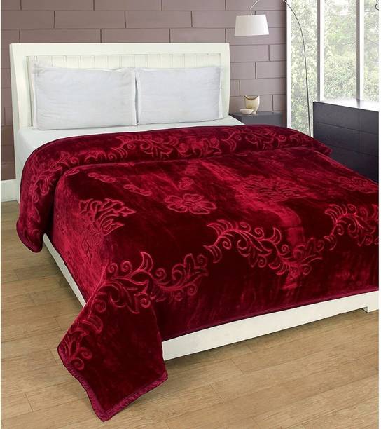 COZYEXPORTS Solid Single Swaddling Baby Blanket for  AC Room