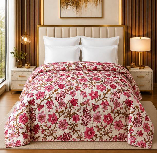 KART KINGDOM Printed Double, Queen Comforter for  AC Room