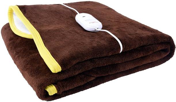 House of Ekaa Solid Single Electric Blanket for  Heavy Winter
