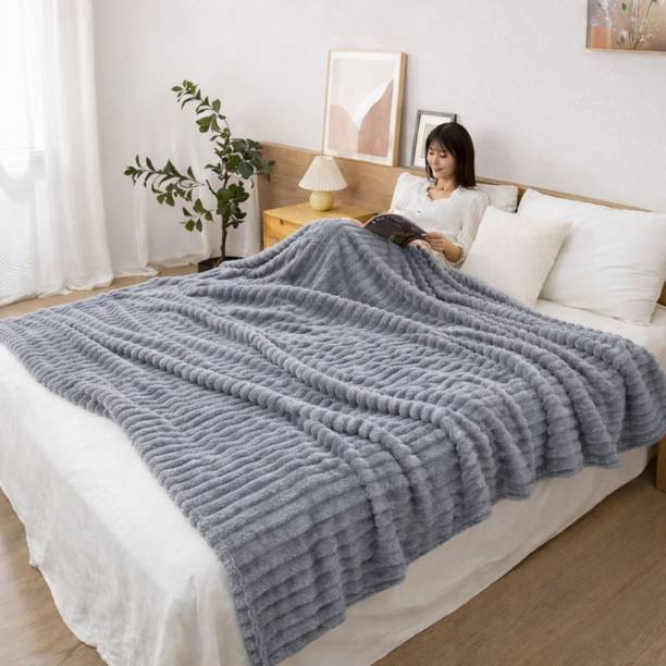 Miss & Chief Solid Double AC Blanket for  Heavy Winter