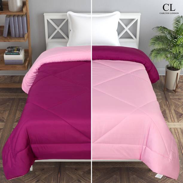 CARLTON LONDON Solid Single Comforter for  AC Room