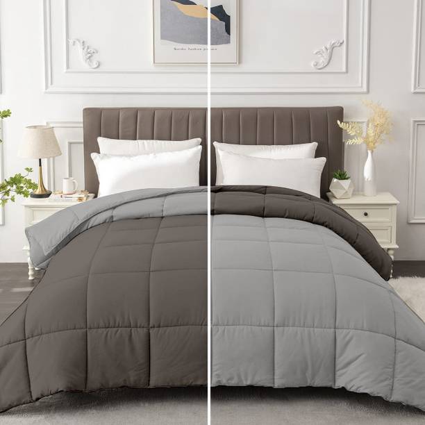 Razzai Solid Queen Comforter for  Heavy Winter
