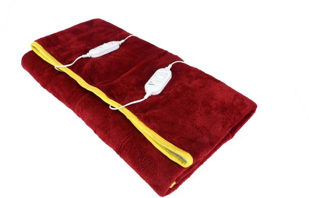 Comfort Ideas Solid Double Electric Blanket for  Heavy Winter