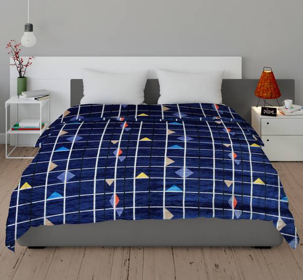 SPANGLE Striped King Coral Blanket for  Mild Winter