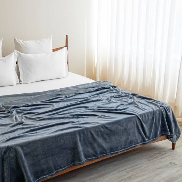 HOMEMONDE Solid Double AC Blanket for  Heavy Winter