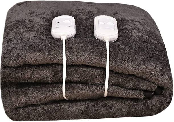 Comfort Ideas Solid Double Electric Blanket for Heavy Winter