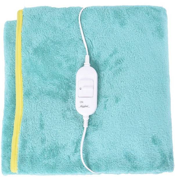 Comfort Ideas Solid Single Electric Blanket for  Heavy Winter