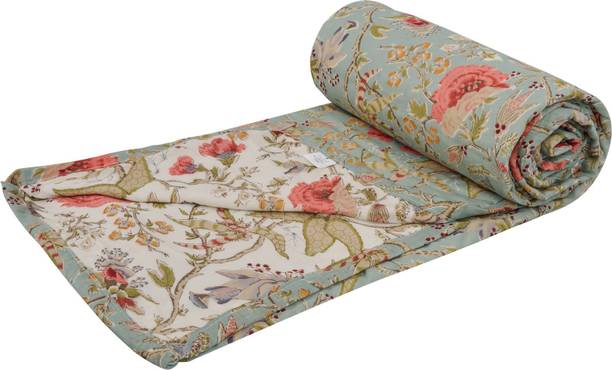 Trance Home Linen Printed Double Dohar for  AC Room