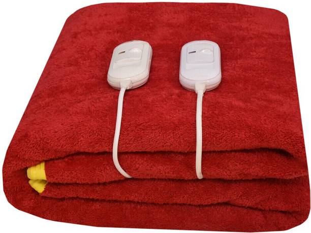 ARCOVA HOME Solid Double Electric Blanket for  Heavy Winter