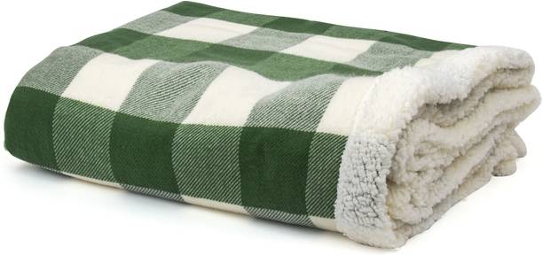 SIDLY PIDLY Checkered Single AC Blanket for  AC Room