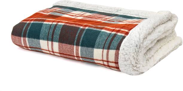 CTMKIDS Checkered Single AC Blanket for  AC Room