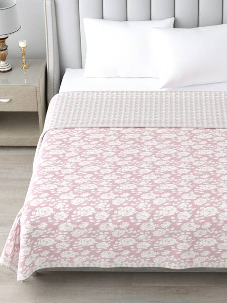 CHICERY Floral Double Dohar for  AC Room