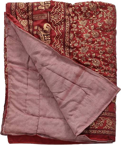 shree karni export Damask Single Quilt for  Heavy Winter