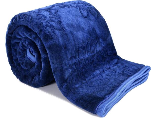 MAGICAL Floral Single Mink Blanket for  Heavy Winter