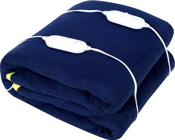 Comfort Ideas Solid Double Electric Blanket for  Heavy Winter