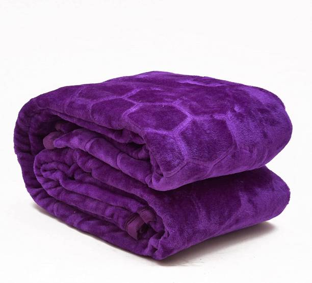 MFI Floral Double Mink Blanket for  Heavy Winter