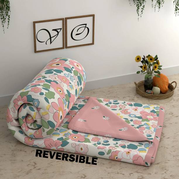 CHHAVI INDIA Floral Single Comforter for Heavy Winter