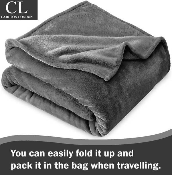 CARLTON LONDON Solid Double AC Blanket for  AC Room