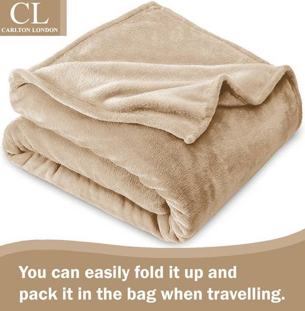 CARLTON LONDON Solid Double AC Blanket for  AC Room