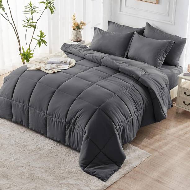 Homerica Solid Double Comforter for  AC Room