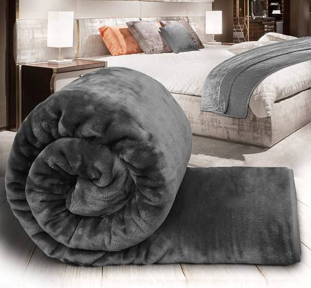 N Decor Floral Double Mink Blanket for  Heavy Winter