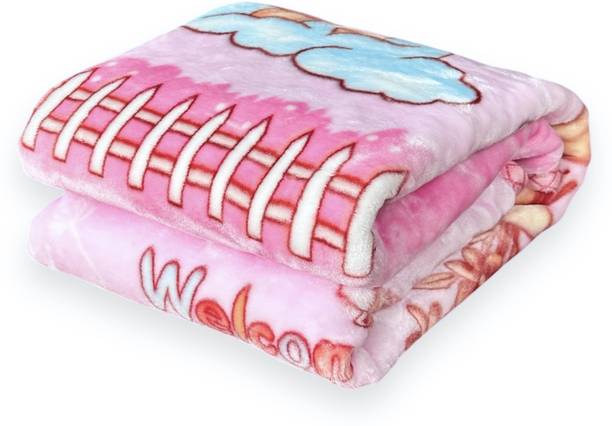 PWI Cartoon Single Swaddling Baby Blanket for  AC Room