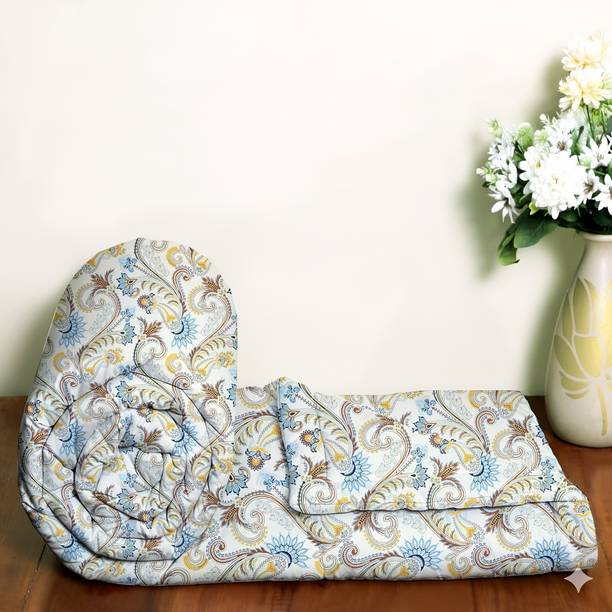 Home Stylish Floral Double AC Blanket for  AC Room