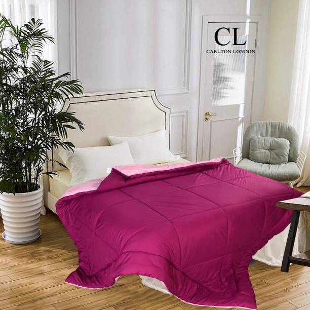 CARLTON LONDON Solid Double Comforter for  AC Room
