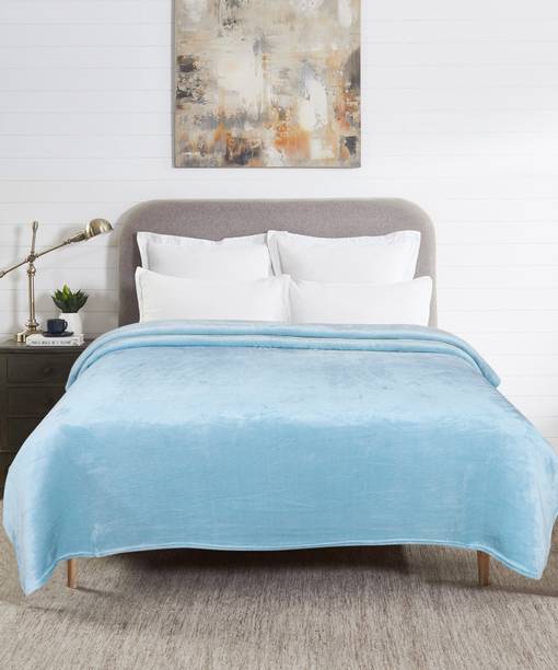 CARLTON LONDON Solid Double AC Blanket for  Mild Winter