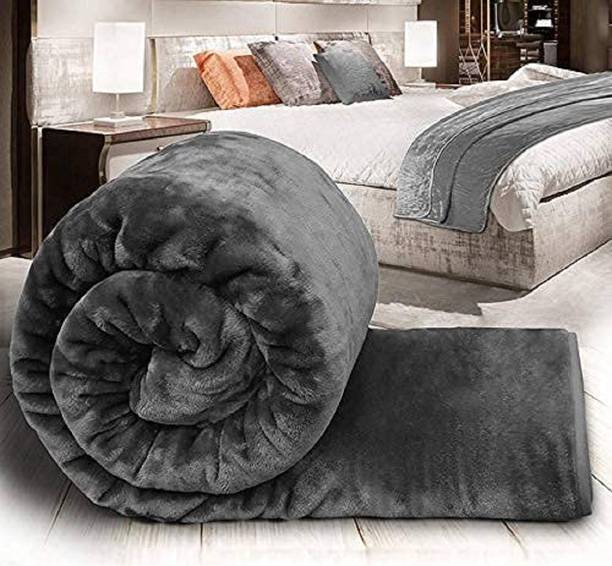 CHICERY Floral Double Mink Blanket for  Mild Winter