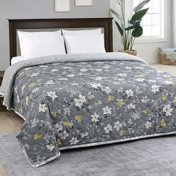 COZYEXPORTS Floral Single Dohar for  AC Room