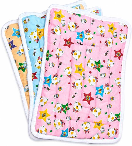 Ma momai New Born Baby Supper Soft Fril Mattress(0-6 Months) (pack of 03) BABY MATRES Uniqe Design