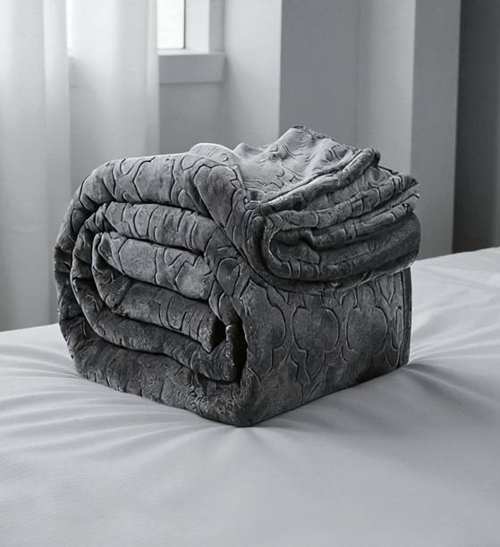 Swikon star Floral Double Mink Blanket for  Heavy Winter